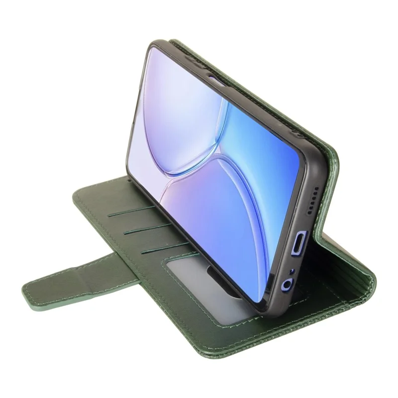 IDEWEI Per OnePlus Nord CE 3 Lite 5G / Nord N30 5G Custodia in Pelle Texture Vitello Portafoglio - Verde