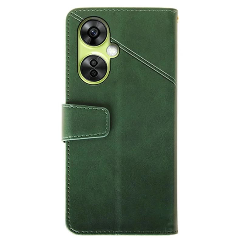 IDEWEI Per OnePlus Nord CE 3 Lite 5G / Nord N30 5G Custodia in Pelle Texture Vitello Portafoglio - Verde