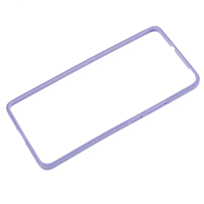 For Oppo Reno11 5G (Global) Shockproof Case Clear TPU+PC Phone Shell - Purple