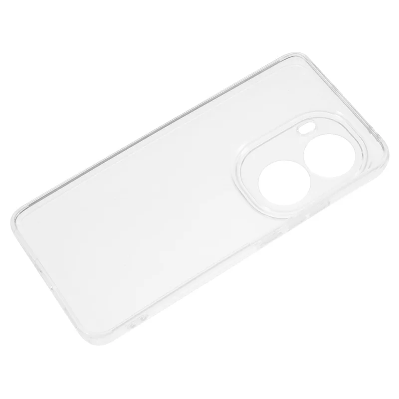 For Oppo Reno11 5G (Global) Shockproof Case Clear TPU+PC Phone Shell - Purple