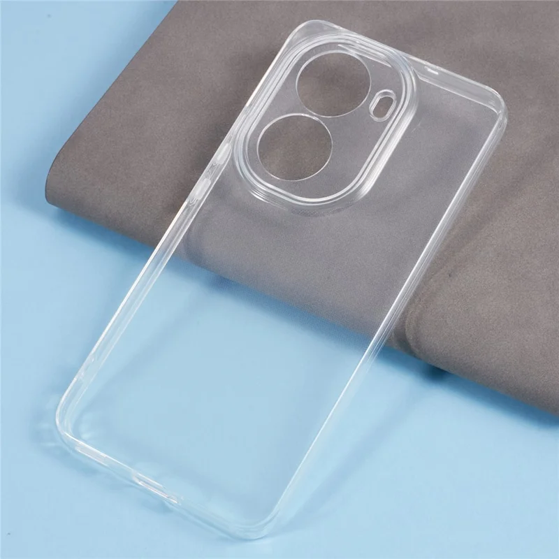 For Oppo Reno11 5G (Global) Shockproof Case Clear TPU+PC Phone Shell - Purple