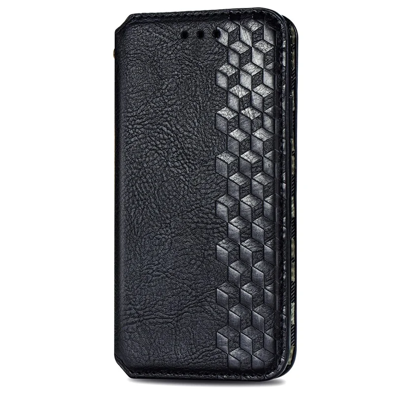 Für Xiaomi Redmi Note 13 5G Magnetisches Handyhülle Sturzsicher Leder Kartenfächer Hülle - Schwarz