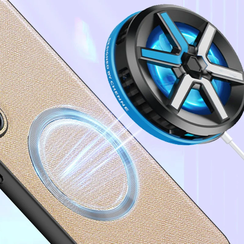 For Samsung Galaxy A15 4G / 5G Magnetic Case Cross Texture Leather Coated TPU Phone Cover - Gold