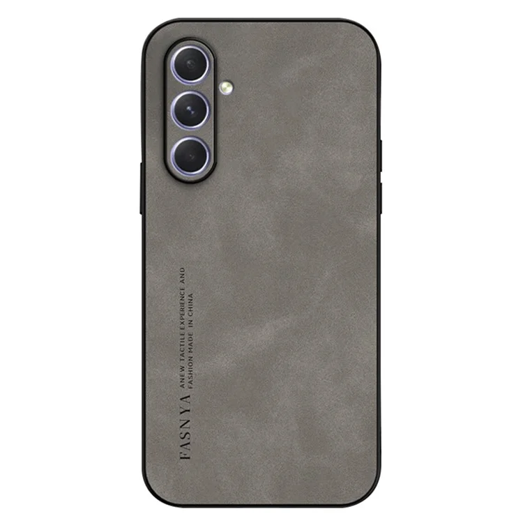 Für Samsung Galaxy S23 FE Hülle PU + TPU Schutzhülle - Grau