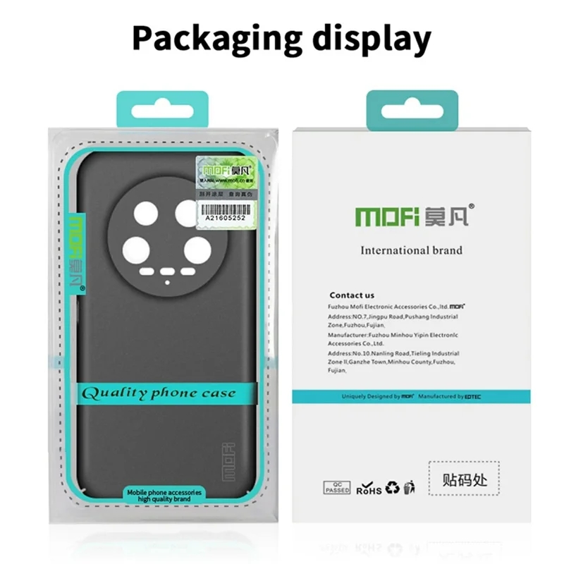 MOFI Shield Matte Series for Xiaomi 14 Ultra Case Scratch-proof PC Phone Cover - Green
