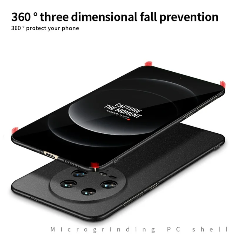 MOFI Shield Matte Series for Xiaomi 14 Ultra Case Scratch-proof PC Phone Cover - Green