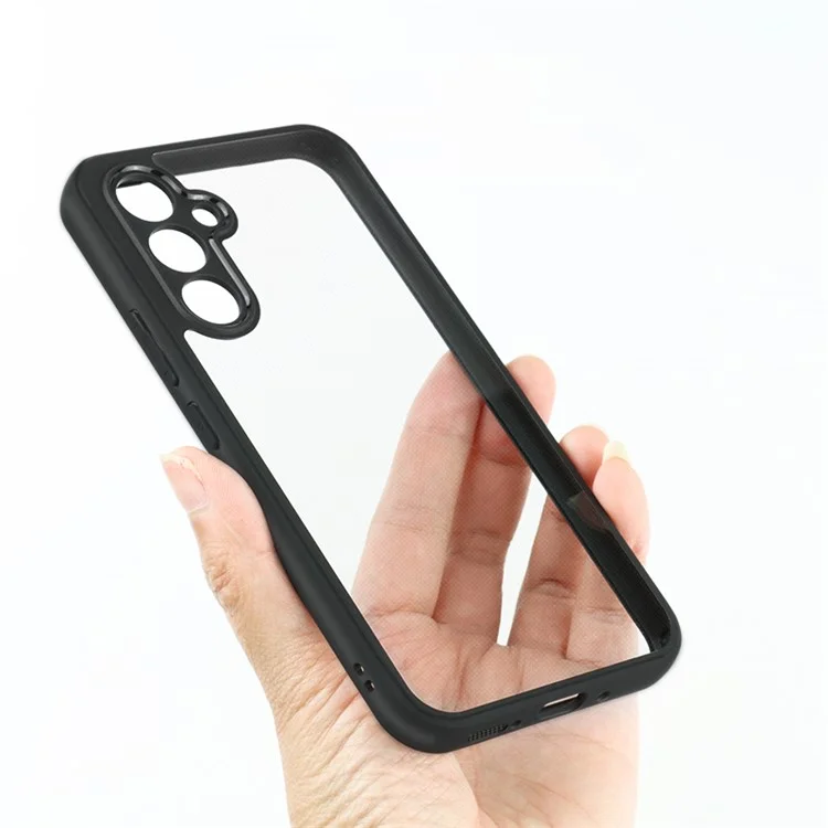 Per Samsung Galaxy A35 5G Custodia TPU+PC Resistente ai graffi Custodia telefonica trasparente