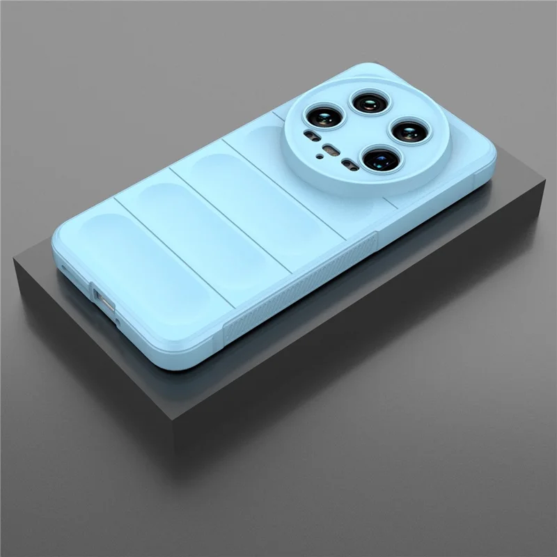 For Xiaomi 14 Ultra Case Drop Protection Soft TPU Phone Rugged Back Cover - Baby Blue