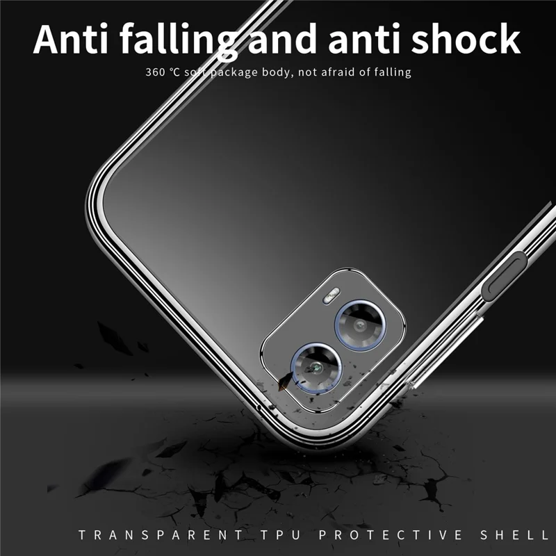 MOFI For Motorola Moto G45 5G / G34 5G Case Crystal Clear TPU Protective Phone Cover