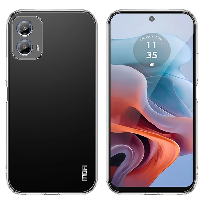 MOFI For Motorola Moto G45 5G / G34 5G Case Crystal Clear TPU Protective Phone Cover