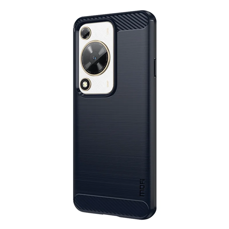 MOFI JK TPU Series-1 per Huawei nova Y72 4G / Enjoy 70 Custodia per telefono TPU Texture in fibra di carbonio - Blu