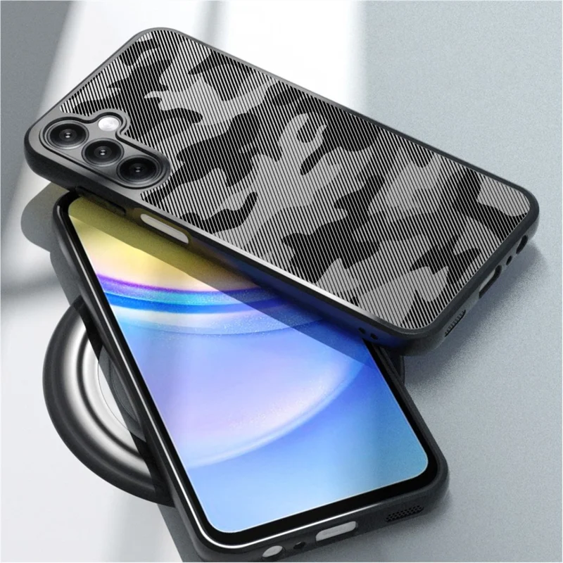 IBMRS For Samsung Galaxy A15 4G / 5G Case Drop Protection TPU+PC Phone Cover - Artistic Camouflage