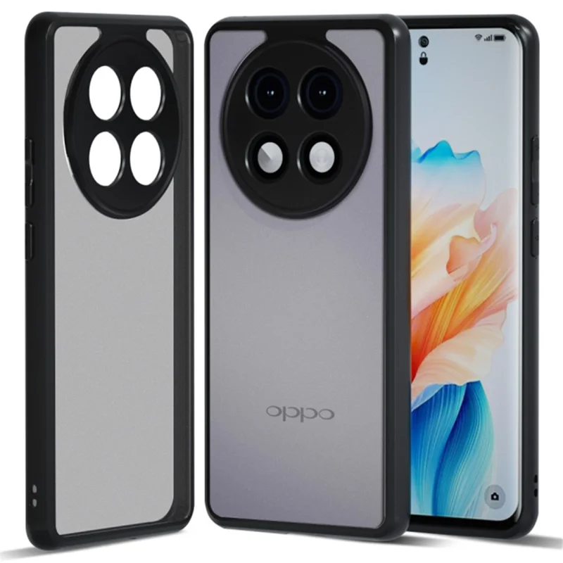 IBMRS For Oppo A2 Pro 5G Case Hybrid 2 in 1 Hard PC Soft TPU Phone Cover - Matte Black