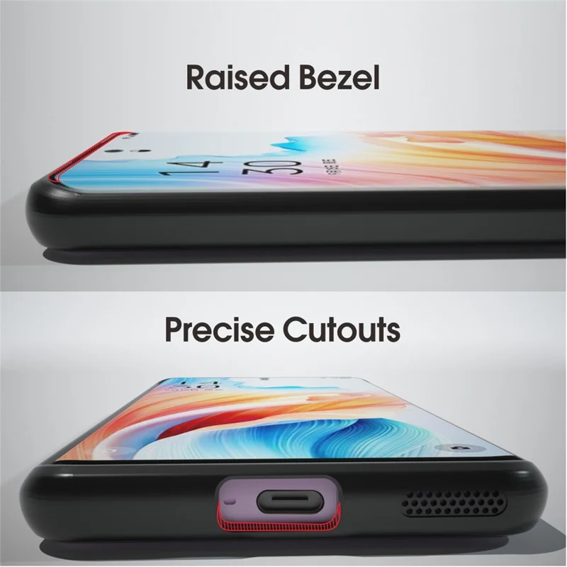 IBMRS For Oppo A2 Pro 5G Case Hybrid 2 in 1 Hard PC Soft TPU Phone Cover - Matte Black