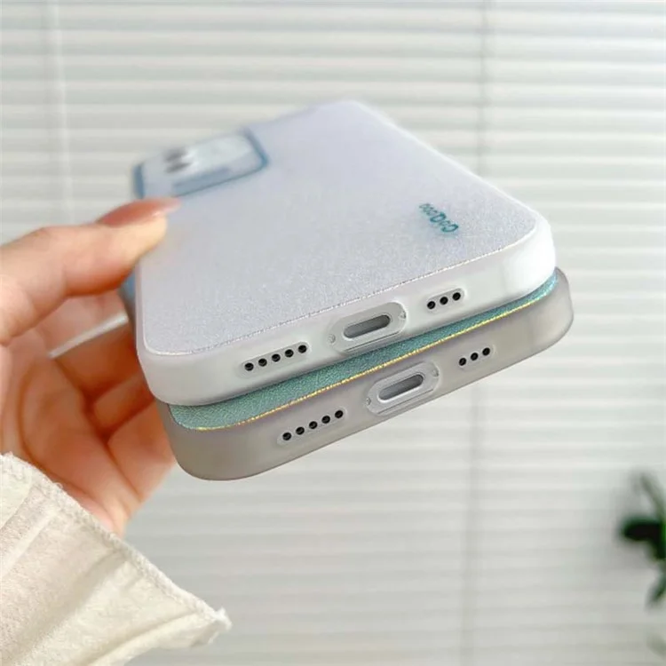 Чехол для iPhone 11 Q.COO Aurora Series, TPU+PET, разноцветный защитный чехол - прозрачный розовый
