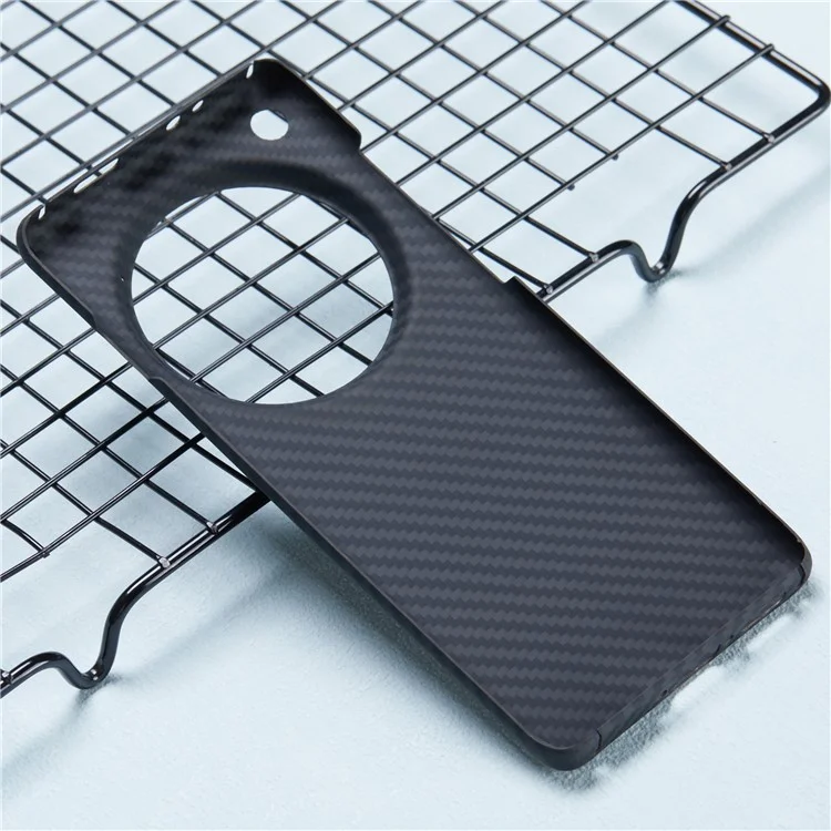 For Oppo Find X7 Ultra Case Aramid Fiber 1500D Coarse Texture Ultra Thin Cover - Black