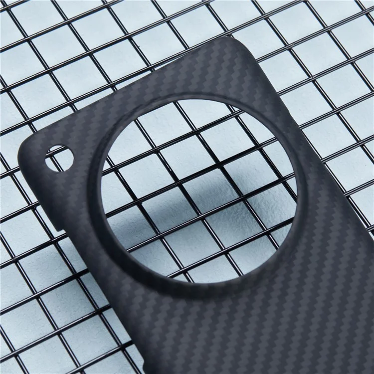 For Oppo Find X7 Ultra Case Aramid Fiber 1500D Coarse Texture Ultra Thin Cover - Black