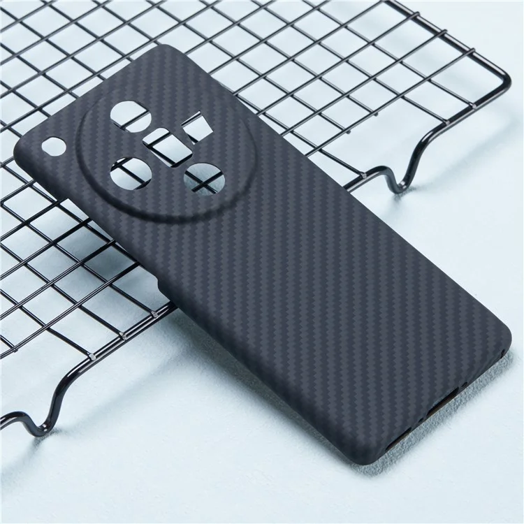 For Oppo Find X7 5G Aramid Fiber Case 1500D Coarse Texture Precise Cutout Phone Cover - Black