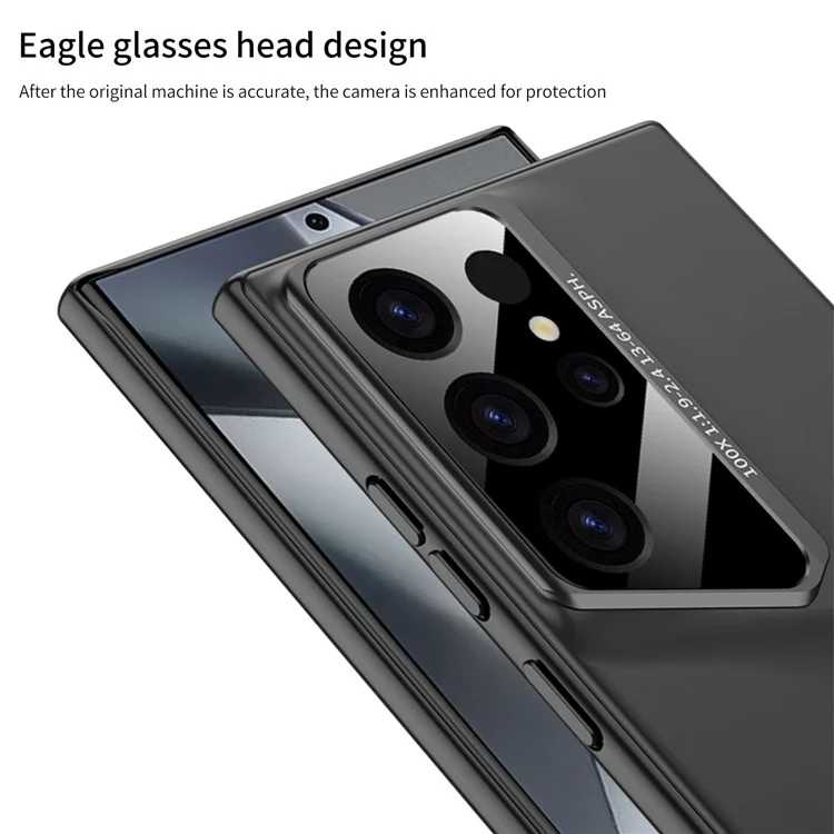 GKK For Samsung Galaxy S24 Ultra PC Case Anti-Drop Super Slim Shockproof Phone Case - Grey