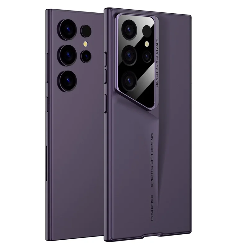 GKK For Samsung Galaxy S24 Ultra PC Case Anti-Drop Super Slim Shockproof Phone Case - Dark Purple