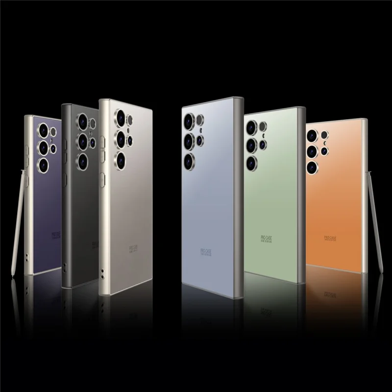 GKK For Samsung Galaxy S24 Ultra Case Skin-Touch AG Frosted Hard PC Phone Protector - Blue