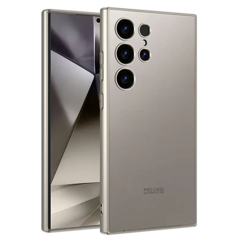 GKK For Samsung Galaxy S24 Ultra Case Skin-Touch AG Frosted Hard PC Phone Protector - Titanium Grey