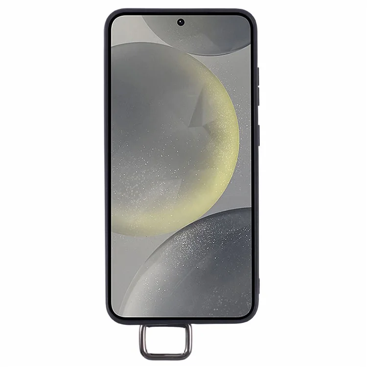 Étui de protection SUTENI H13 pour Samsung Galaxy S24+ avec porte-cartes - Texture de cuir en grain de peau de litchi, avec support - Bleu