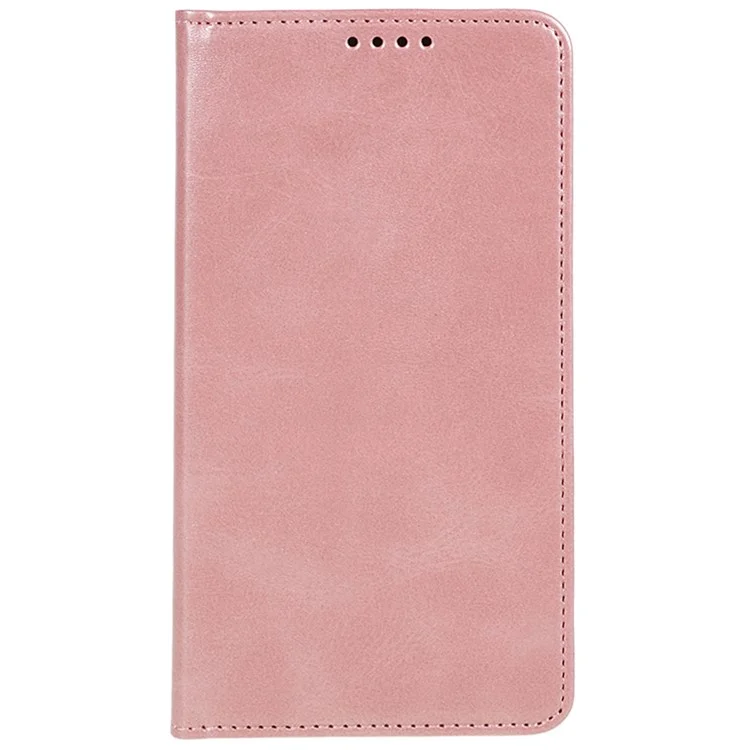 For Honor Magic6 5G Case Calf Texture PU Leather Wallet Flip Phone Cover - Rose Gold