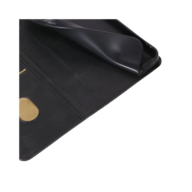 For Honor Magic6 Pro 5G Case Wallet Stand PU Leather Magnetic Closing Phone Cover - Black