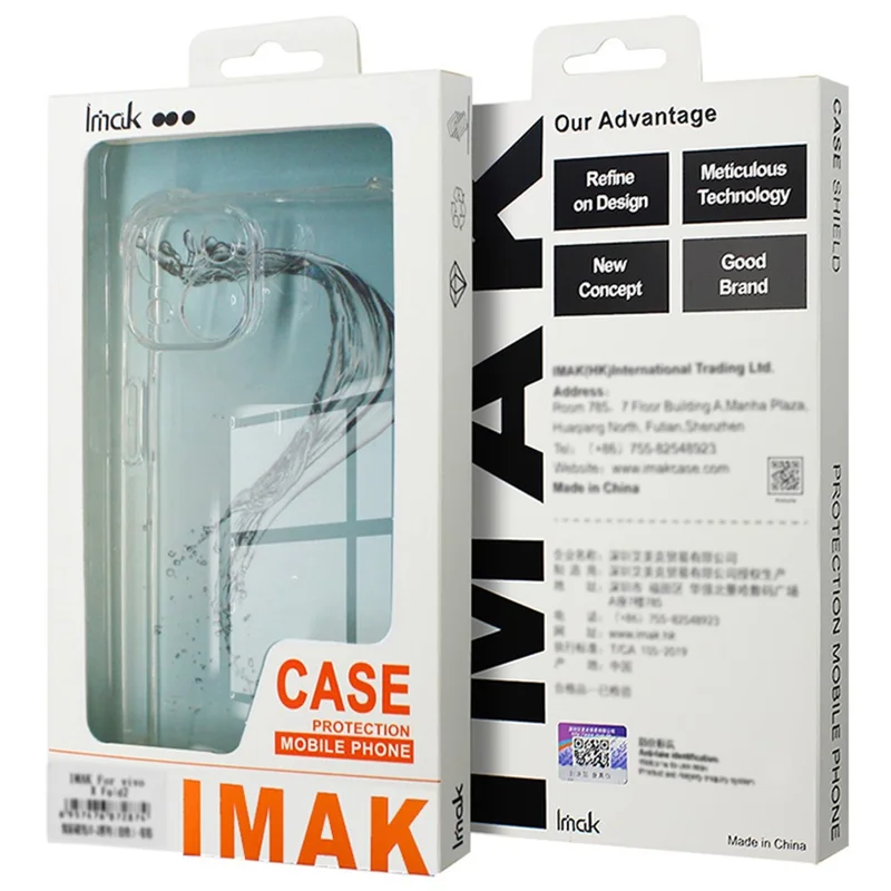 Imak Per Vivo Y200e 5g / Y100 5G / V30 Lite 5G Case Clear Case Drop Protection TPU Cover