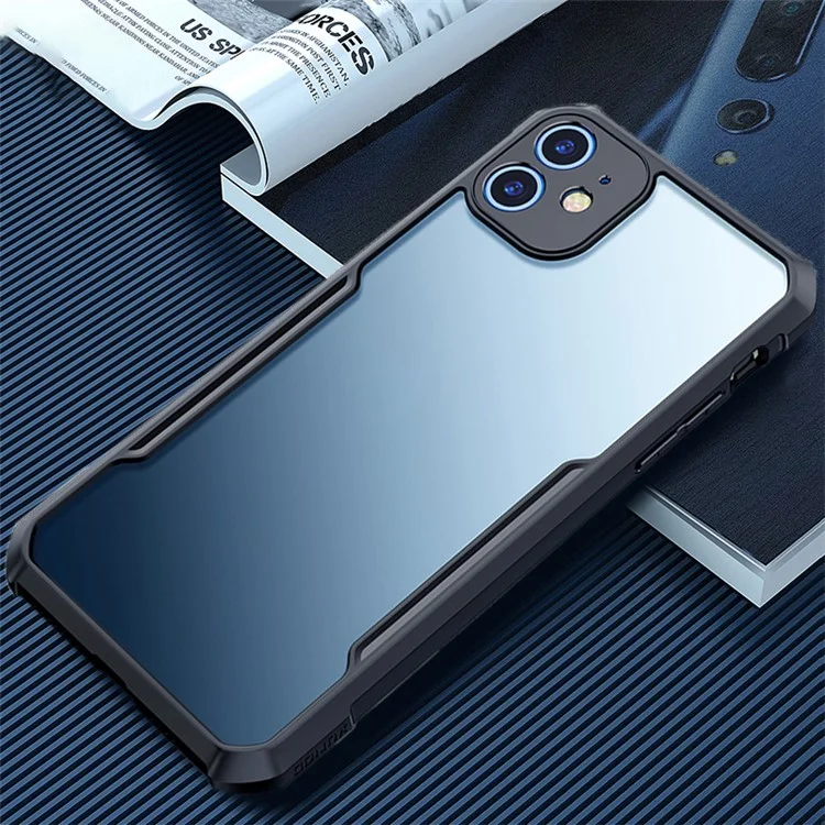 Объёмная закупка XUNDD для чехла iPhone 12 6,1 дюйма из TPU+акрила, тонкая задняя панель телефона
