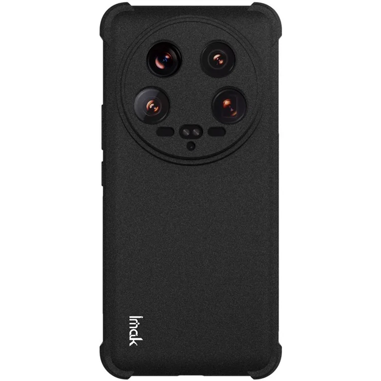 IMAK para Xiaomi 14 Ultra Capa TPU Airbag de Canto Absorvente de Choque Capa de Telefone Fosca - Preto