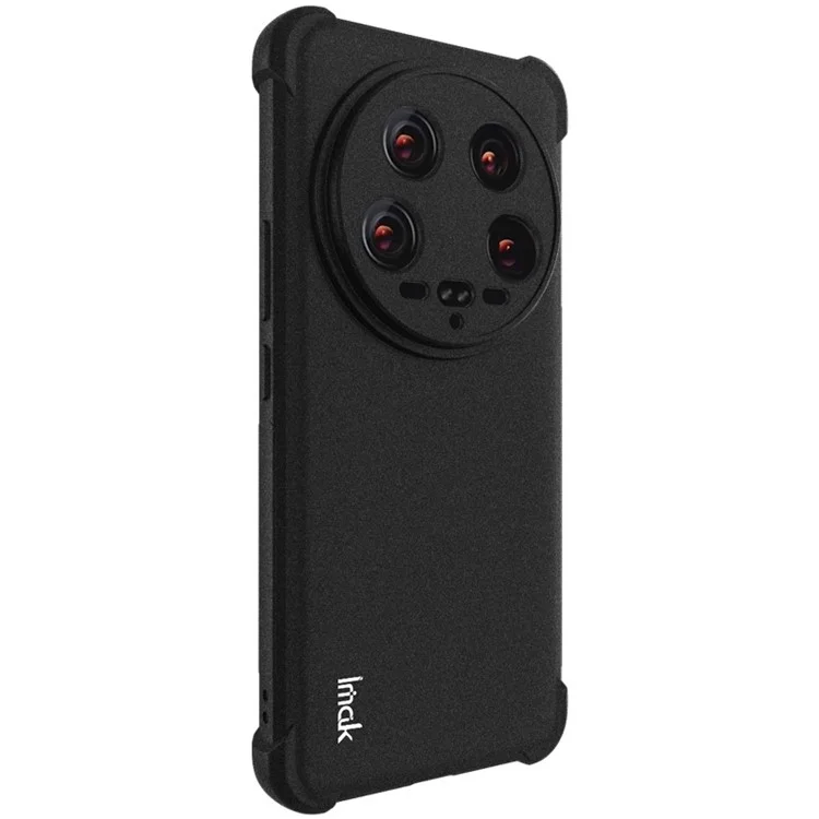 IMAK para Xiaomi 14 Ultra Capa TPU Airbag de Canto Absorvente de Choque Capa de Telefone Fosca - Preto