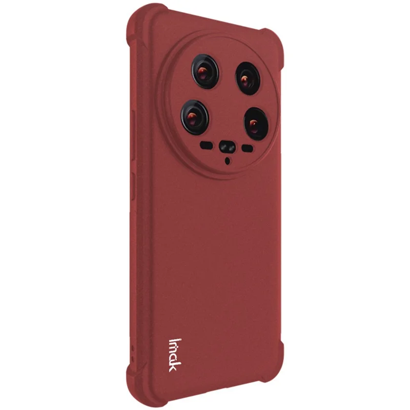 IMAK For Xiaomi 14 Ultra TPU Case Airbag Corner Shock Absorbing Matte Phone Cover - Red