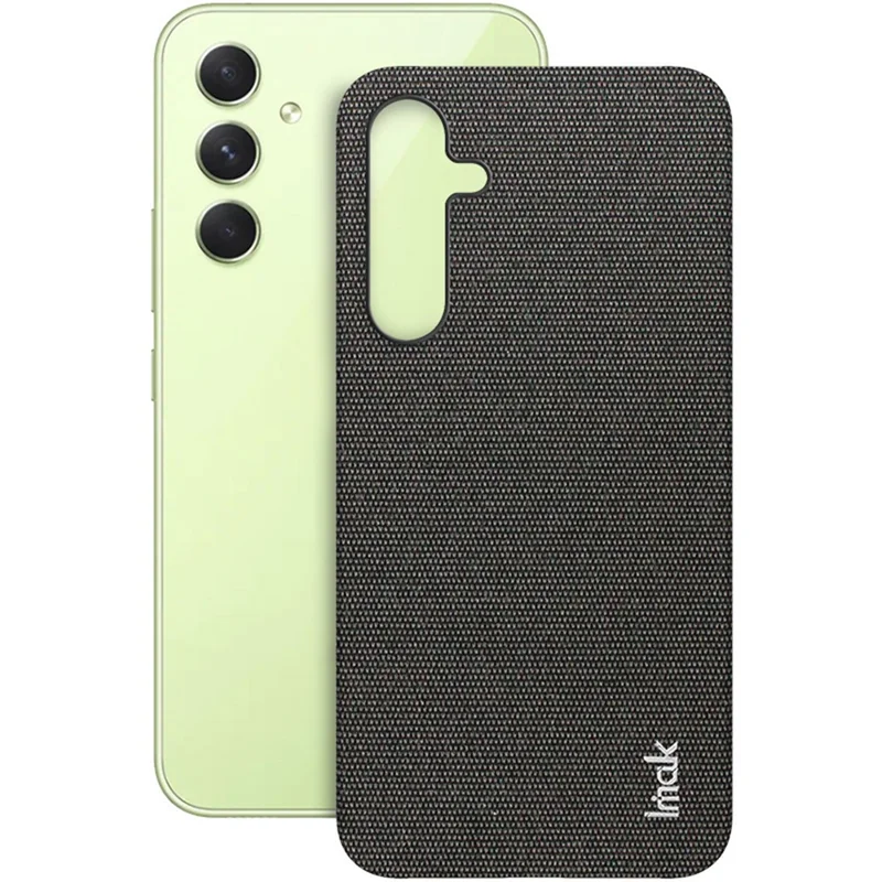 IMAK Ruiyi Series per Samsung Galaxy A55 5G Cover Texture in Tessuto Pelle+PC - Nero