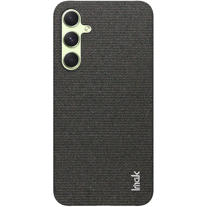 IMAK Ruiyi Series per Samsung Galaxy A55 5G Cover Texture in Tessuto Pelle+PC - Nero