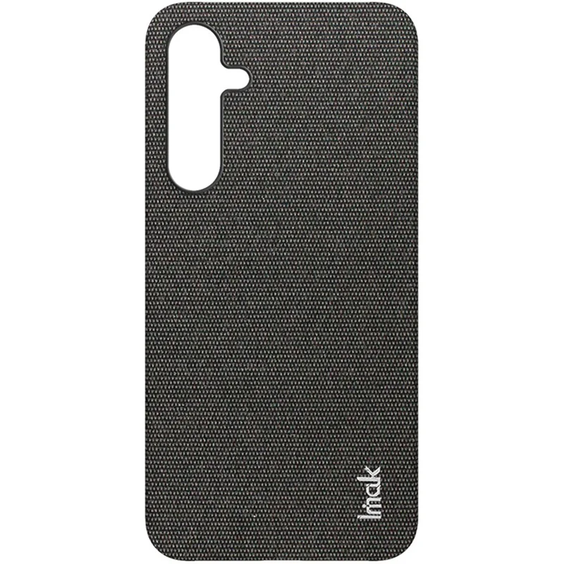IMAK Ruiyi Series per Samsung Galaxy A55 5G Cover Texture in Tessuto Pelle+PC - Nero
