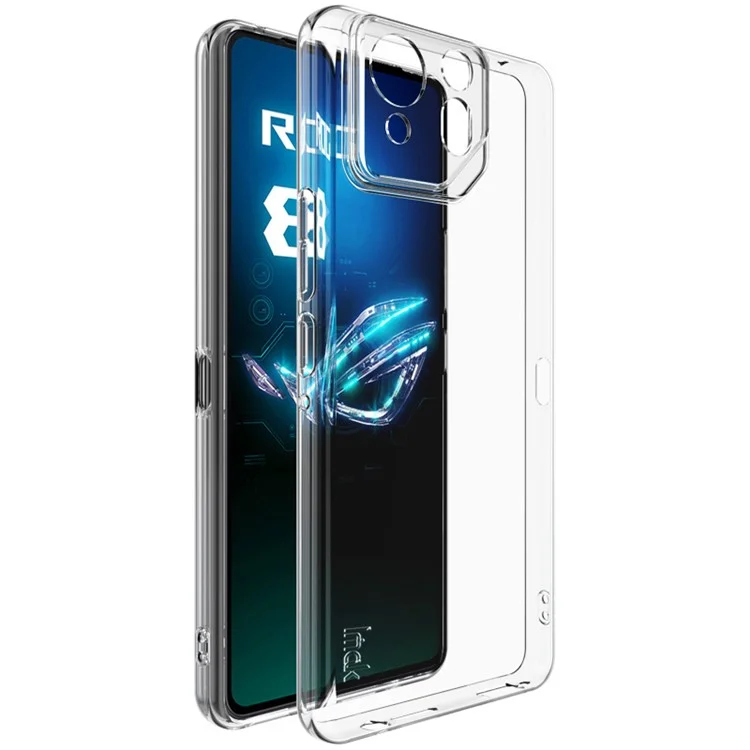 IMAK Ux-5-serie Für Asus Rog Phone 8 5g / 8 Pro 5g -gehäuse Schlanker Fit Crystal Clear TPU -telefonabdeckung