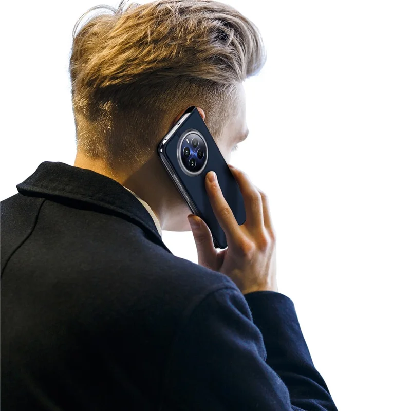 Dux Ducis Skin Pro Series Pour Realme 12 Pro 5G / 12 Étui en Cuir Pro + 5G Avec Emplacement Pour Carte de Support - Bleu