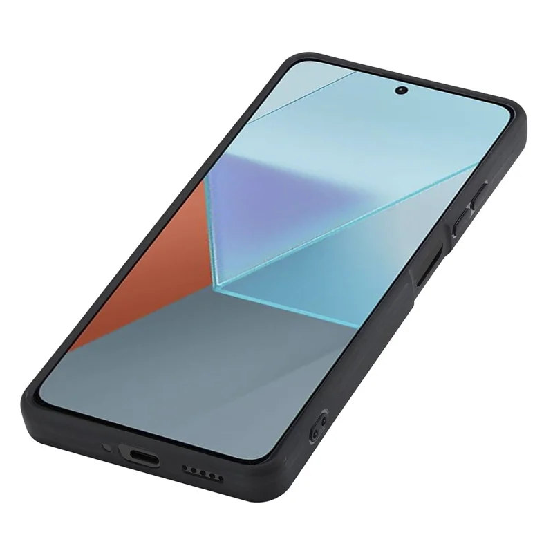 LC.IMEEKE Per Xiaomi Redmi Note 13 Pro 4G / Poco M6 Pro 4G Custodia Cover posteriore in pelle rivestita in texture di fibra di carbonio