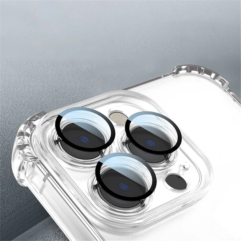 For iPhone 12 Pro Case Corner Protection TPU Phone Cover with Camera Lens Protector - Green