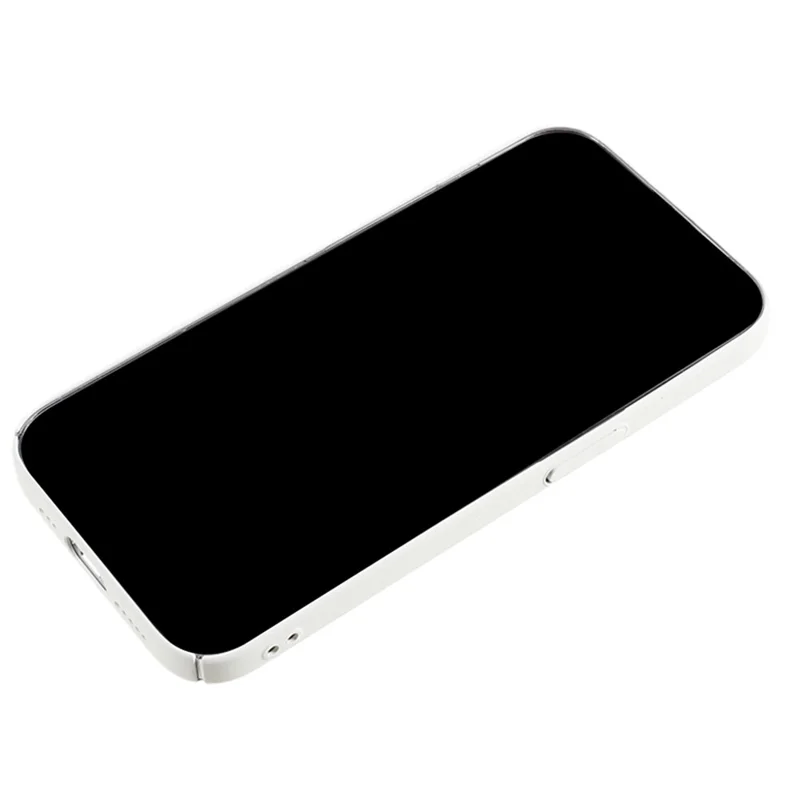 For iPhone 15 Pro Case Matte Hard PC Ultra-slim Cell Phone Cover - White