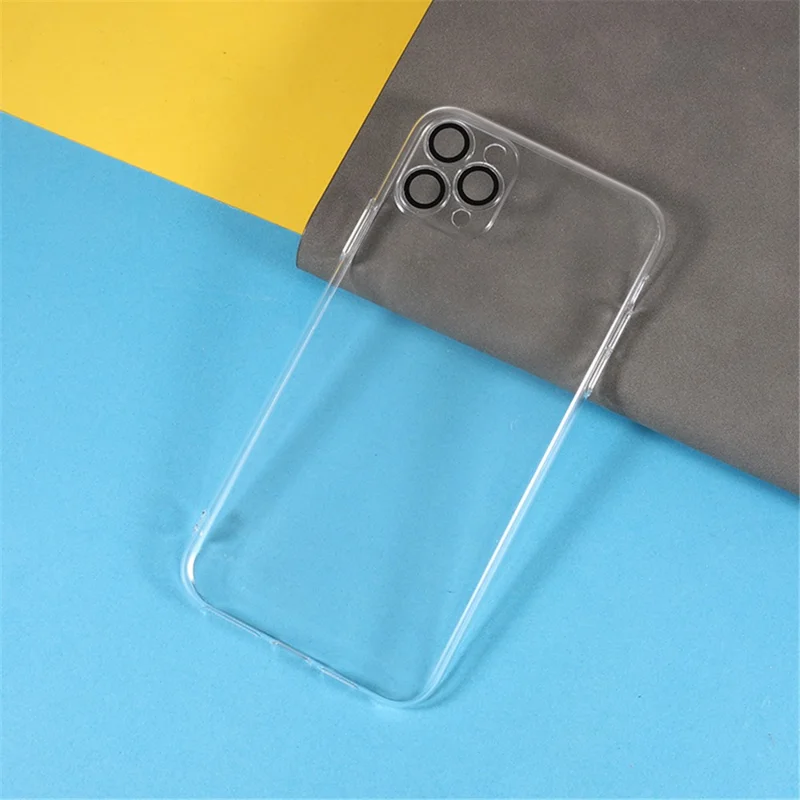 Para iPhone 15 Pro Max Capa Transparente Proteção de Lente de PC Rígido Capa de Telefone à Prova de Poeira