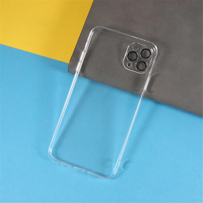 Para iPhone 15 Pro Max Capa Transparente Proteção de Lente de PC Rígido Capa de Telefone à Prova de Poeira