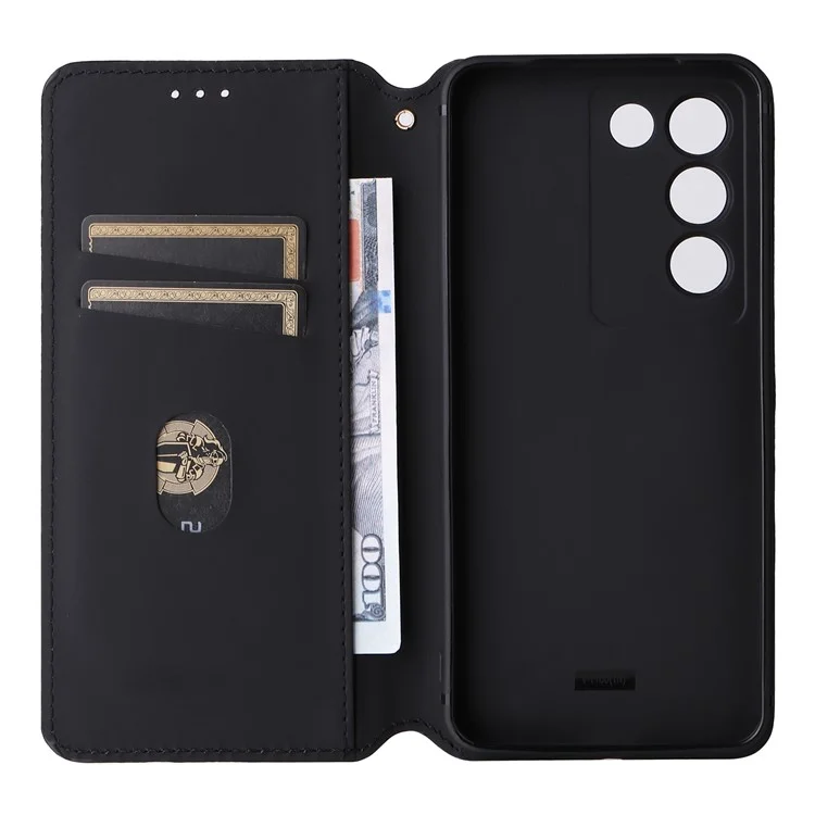 Para vivo Y200e 5G / V40 SE 5G / Y100 5G (Indonesia) / V30 Lite 4G / T3 5G / Y100 4G / V30 SE 5G Funda Funda Teléfono Inteligente Patrón de Rombos - Rojo