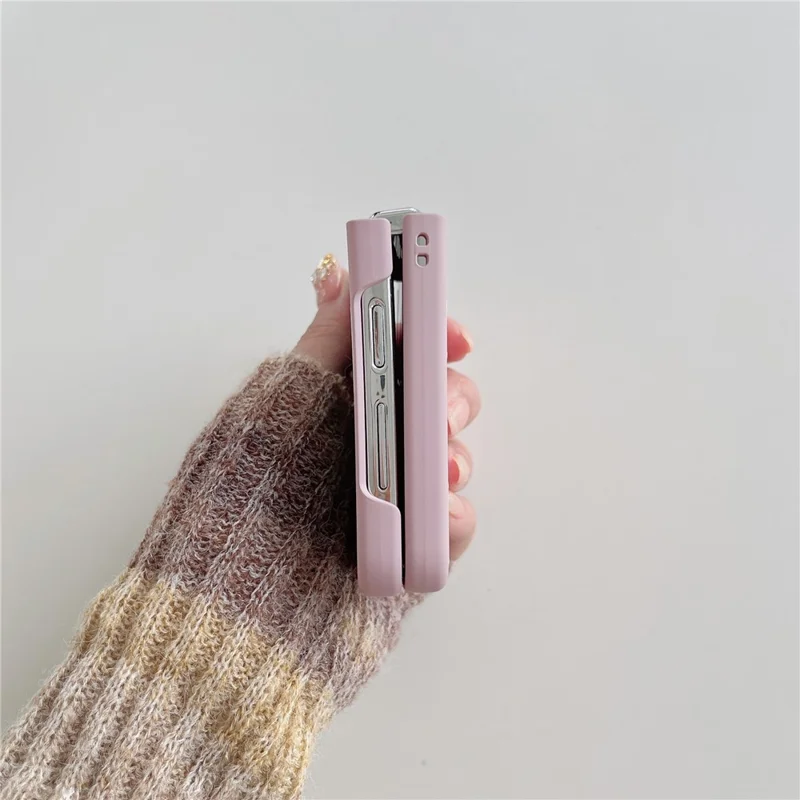 For Samsung Galaxy Z Flip4 5G Slim Case Pattern Printing Hard PC Phone Case - White Dots