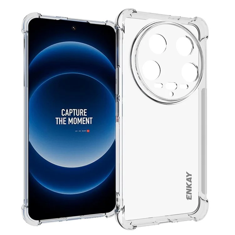 ENKAY HAT PRINCE для чехла Xiaomi 14 Ultra Прозрачный TPU чехол для телефона Защита от падения