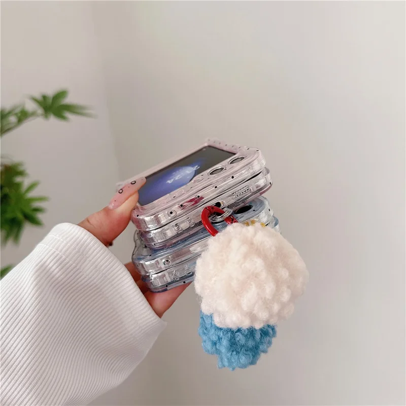 For Samsung Galaxy Z Flip5 5G Case Creative Pattern Printing TPU Back Phone Cover - Floral 1