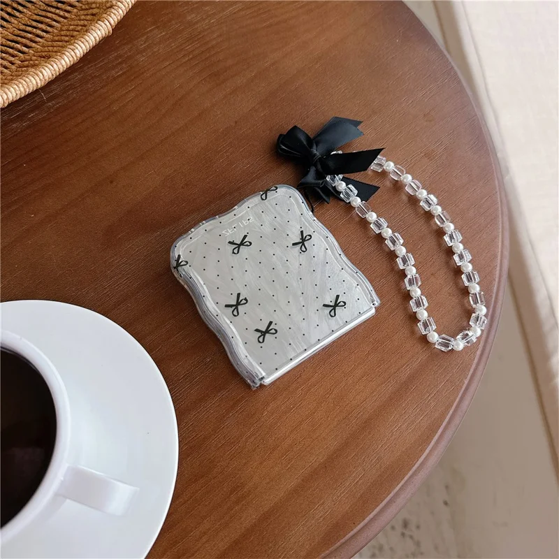 For Samsung Galaxy Z Flip5 5G Case Creative Pattern Printing TPU Back Phone Cover - Black Bow