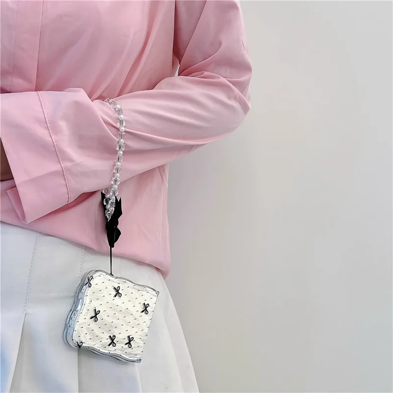 For Samsung Galaxy Z Flip5 5G Case Creative Pattern Printing TPU Back Phone Cover - Black Bow